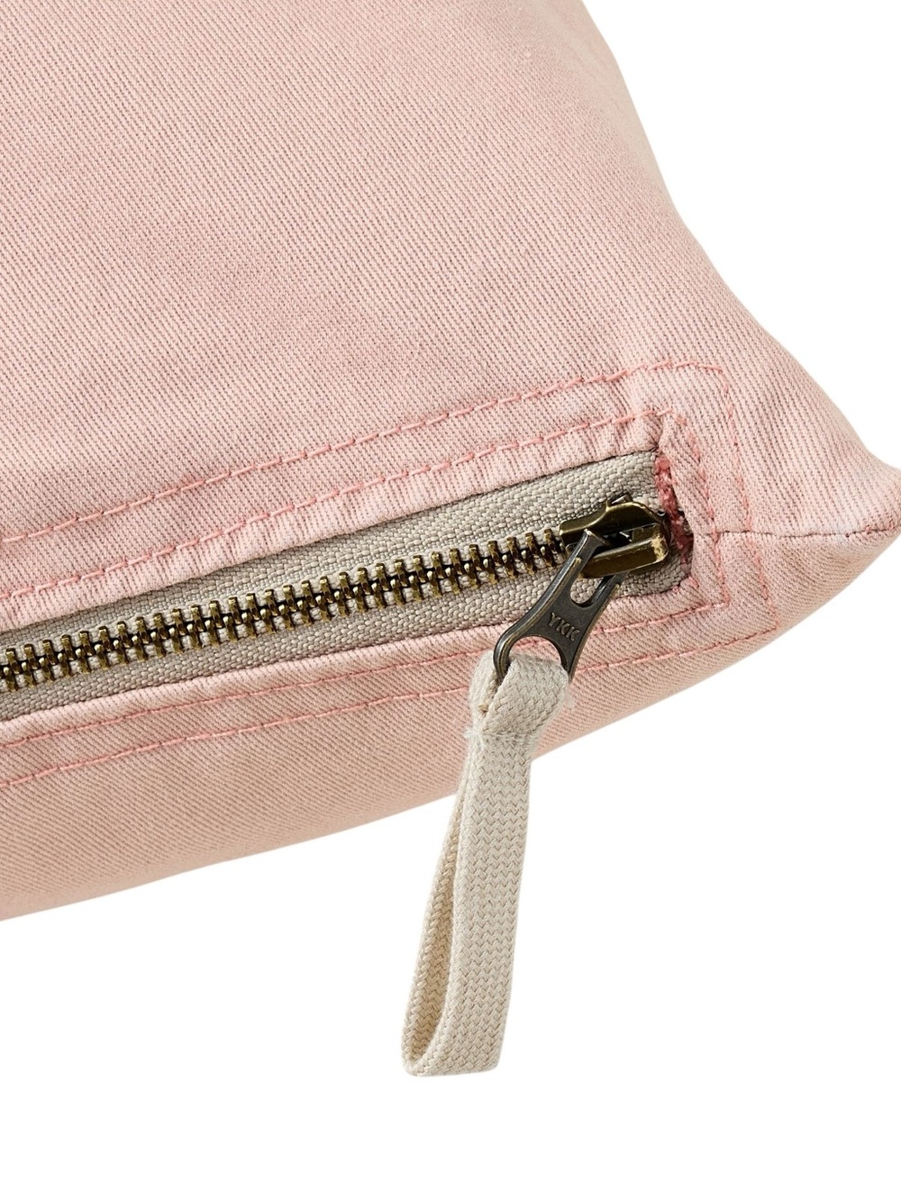 Pottery Barn Sun Washed Twill Throw Pillow Cover 22” x 22” SNWSHDTWLPLWBLUSH - Picture 2 of 5